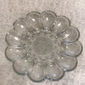 Deviled Egg Server 
Width: 10 in
Height: 1 1/4 in